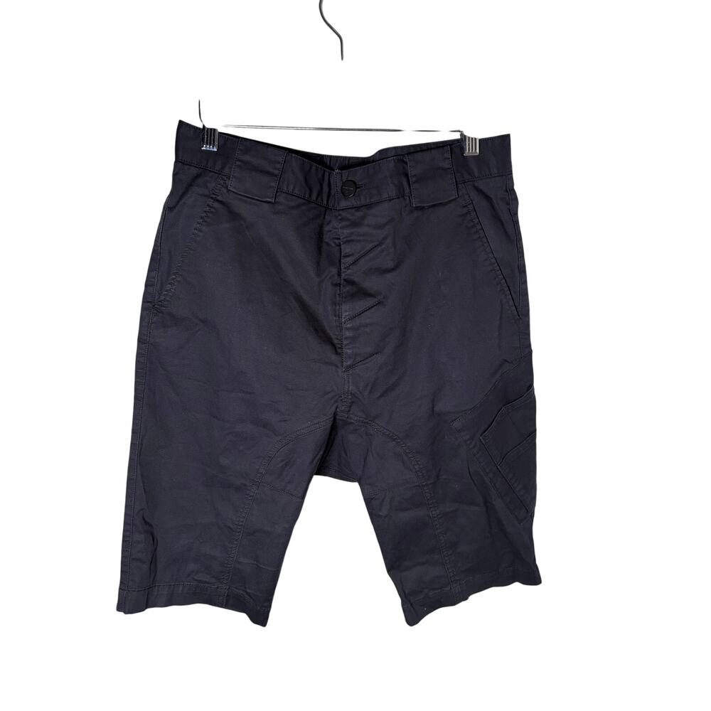 HELMUT LANG BLACK COTTON CARGO SHORTS size 29 - LIKE NEW